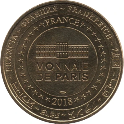 Monnaie de Paris Tourist Token - Boulogne-sur-Mer Nausicaä - Caretta caretta back