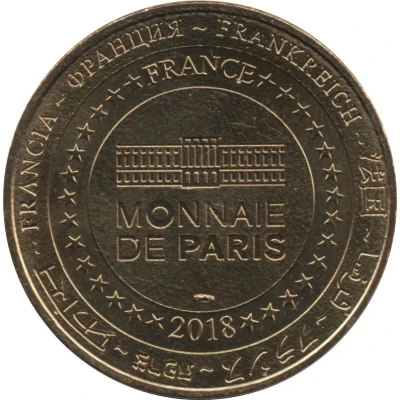 Monnaie de Paris Tourist Token - Boulogne-sur-Mer Nausicaä - Requin marteau back