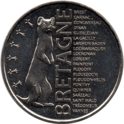 Monnaie de Paris Tourist Token - Bretagne L'hermine front
