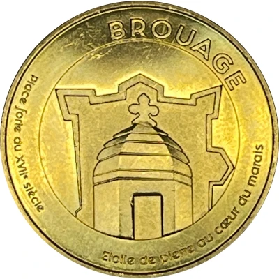 Monnaie de Paris Tourist Token - Brouage Etoile de pierre au cœur du marais front
