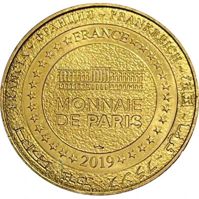 Monnaie de Paris Tourist Token - Caen Abbaye-aux-Hommes back