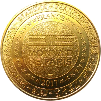 Monnaie de Paris Tourist Token - Calais Le Beffroi et les 6 Bourgeois back
