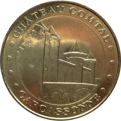 Monnaie de Paris Tourist Token - Carcassonne Château Comtal front