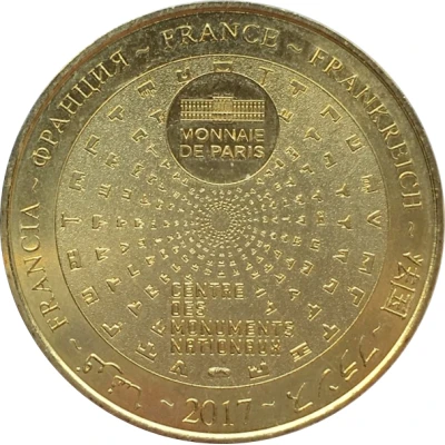 Monnaie de Paris Tourist Token - Carcassonne Château Comtal back