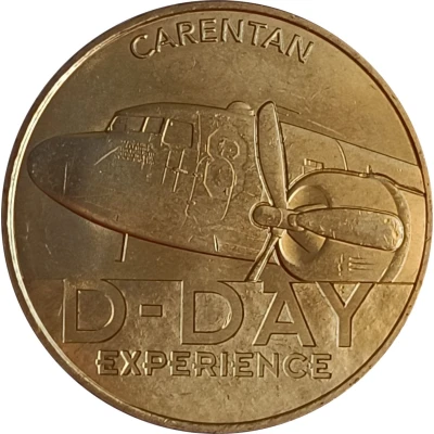 Monnaie de Paris Tourist Token - Carentan D-Day Experience front