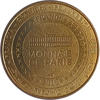 Monnaie de Paris Tourist Token - Carentan D-Day Experience back