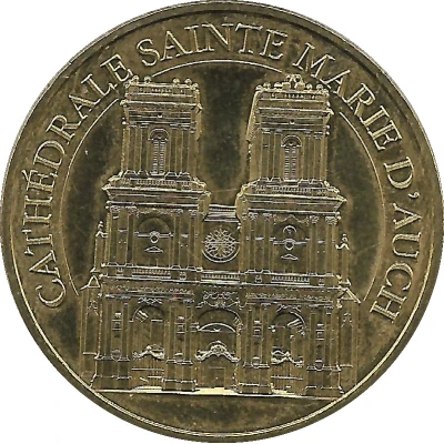 Monnaie de Paris Tourist Token - Cathédrale Sainte-Marie d'Auch front
