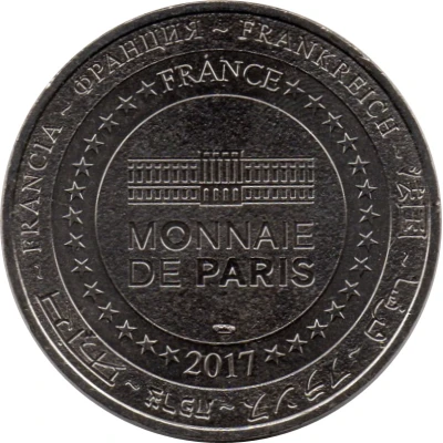 Monnaie de Paris Tourist Token - Centenaire du Lions Club International back