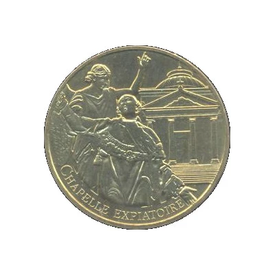 Monnaie de Paris Tourist Token - Chapelle expiatoire - Statue de Louis XVI soutenu par un ange front