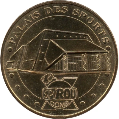 Monnaie de Paris Tourist Token - Charleroi Palais des Sports - Spiroudome ND front