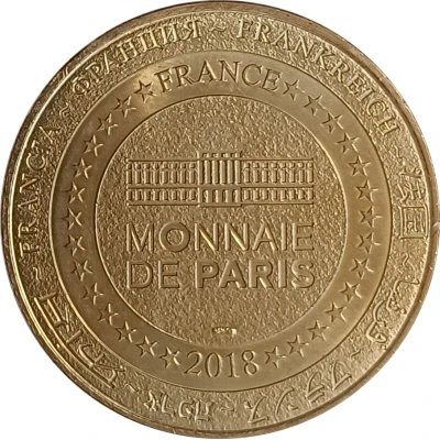 Monnaie de Paris Tourist Token - Charleville Mézières 1521 Mézières assiégée - Défendue par Bayard - ANA back