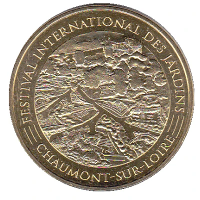 Monnaie de Paris Tourist Token - Chaumont-sur-Loire Festival international des jardins front