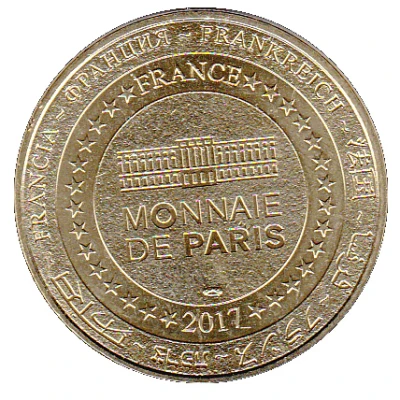 Monnaie de Paris Tourist Token - Chaumont-sur-Loire Festival international des jardins back