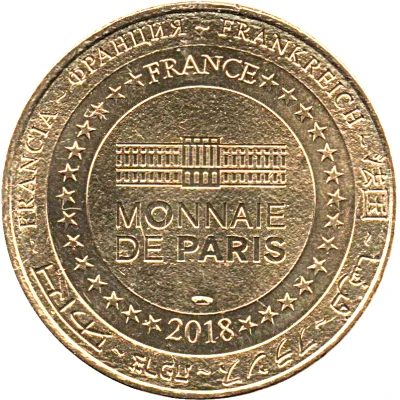Monnaie de Paris Tourist Token - Château Fort de Guise back
