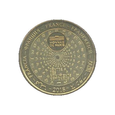 Monnaie de Paris Tourist Token - Château d'Angers Face simple back