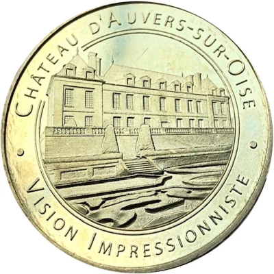 Monnaie de Paris Tourist Token - Château d'Auvers-sur-Oise Vision Impressionniste front