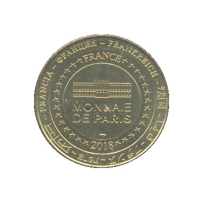 Monnaie de Paris Tourist Token - Château d'Azay-le-Rideau back
