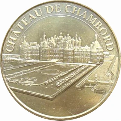 Monnaie de Paris Tourist Token - Château de Chambord Le château et ses jardins à la Française front