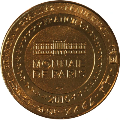 Monnaie de Paris Tourist Token - Château de Châteaubriant back