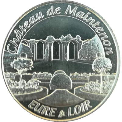 Monnaie de Paris Tourist Token - Château de Maintenon Eure and Loir - L'aqueduc de Vauban front