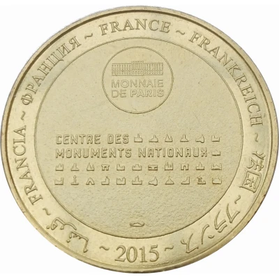 Monnaie de Paris Tourist Token - Château de Pierrefonds back