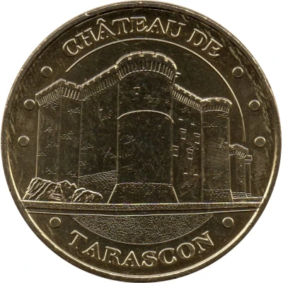 Monnaie de Paris Tourist Token - Château de Tarascon Face cerclée front