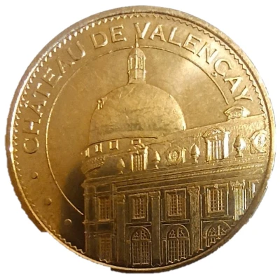 Monnaie de Paris Tourist Token - Château de Valençay La tour front