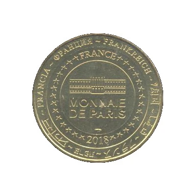 Monnaie de Paris Tourist Token - Château des Milandes Demeure de Joséphine Baker - Le château back