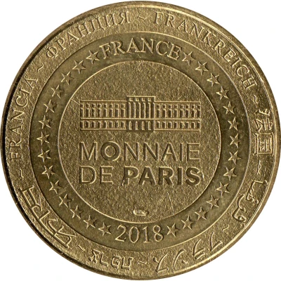 Monnaie de Paris Tourist Token - Château royal de Blois Francis I back
