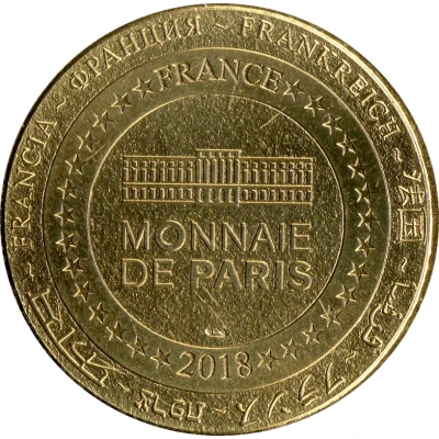 Monnaie de Paris Tourist Token - Château royal de Blois Statue équestre de Louis XII back
