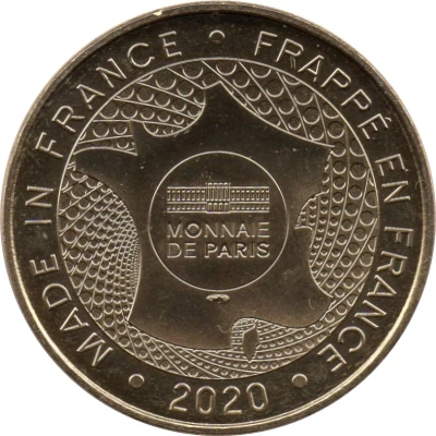 Monnaie de Paris Tourist Token - Château royal de Blois Statue équestre de Louis XII back