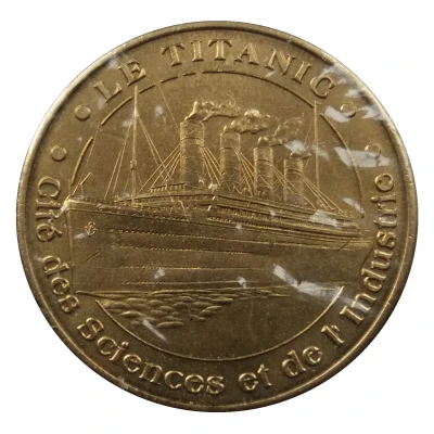 Monnaie de Paris Tourist Token - Cité des Sciences Le Titanic front