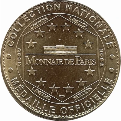 Monnaie de Paris Tourist Token - Cité des Sciences Le sous-marin Argonaute back