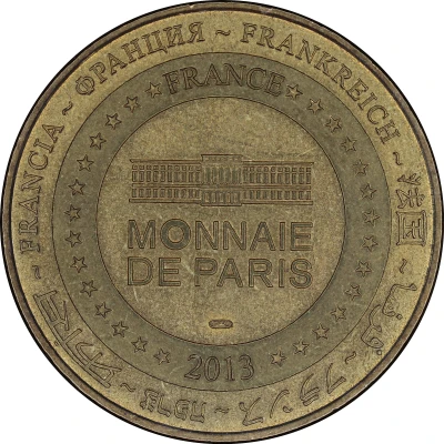 Monnaie de Paris Tourist Token - Cité des Sciences Léonard de Vinci - La vis aérienne back