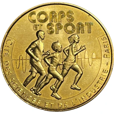 Monnaie de Paris Tourist Token - Cité des Sciences et de L'Industrie Corps et Sport front