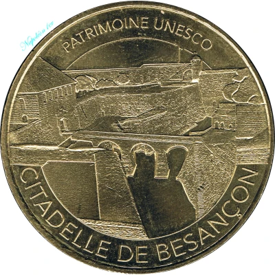 Monnaie de Paris Tourist Token - Citadelle de Besançon Patrimoine Unesco front