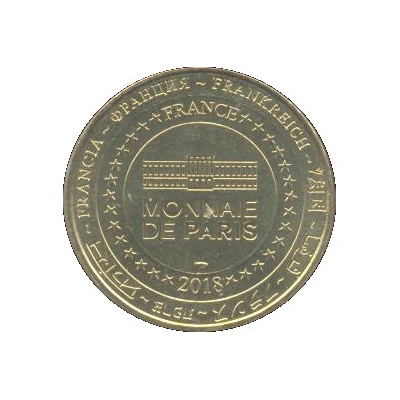 Monnaie de Paris Tourist Token - Citadelle de Besançon Patrimoine mondial de l'Unesco - Le tigre et le singe back