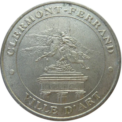Monnaie de Paris Tourist Token - Clermont-Ferrand Ville d'art front