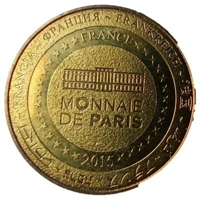Monnaie de Paris Tourist Token - Clermont-Ferrand Ville d'art back