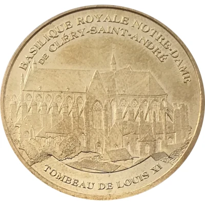 Monnaie de Paris Tourist Token - Cléry-Saint-André Basilique royale front
