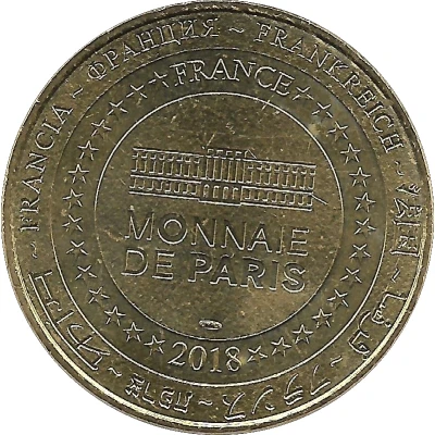 Monnaie de Paris Tourist Token - Combourg 250 ans de la naissance de Chateaubriand back