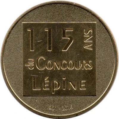 Monnaie de Paris Tourist Token - Concours Lépine 1901-2016 - Les 115 ans du concours front