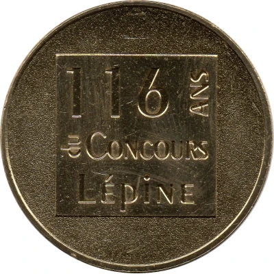 Monnaie de Paris Tourist Token - Concours Lépine Les 116 ans du concours front