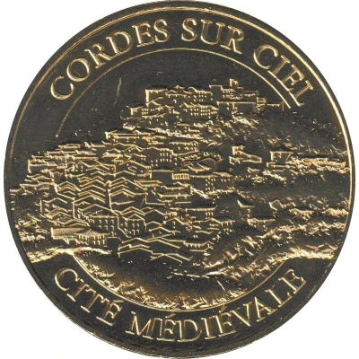 Monnaie de Paris Tourist Token - Cordes sur Ciel Cité médiévale front
