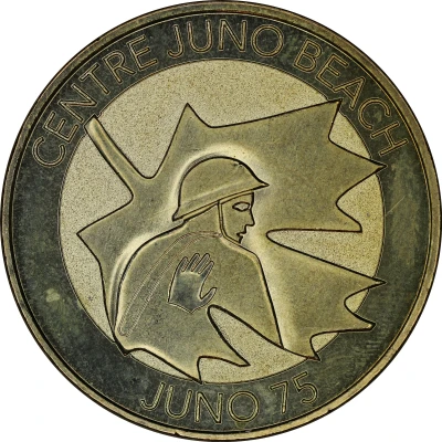Monnaie de Paris Tourist Token - Courseulles-sur-Mer Centre Juno Beach - Juno front