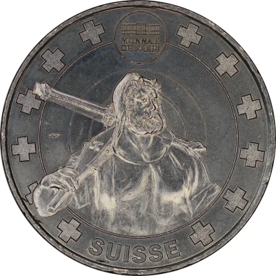 Monnaie de Paris Tourist Token - Crans-Montana Fondation Suisse des Trains Miniatures ND back