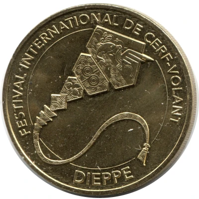 Monnaie de Paris Tourist Token - Dieppe Festival international de cerf-volant front