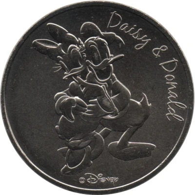 Monnaie de Paris Tourist Token - Disney Daisy and Donald ND front