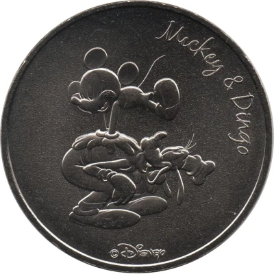 Monnaie de Paris Tourist Token - Disney Mickey and Dingo ND front