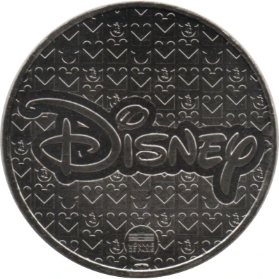 Monnaie de Paris Tourist Token - Disney Mickey and Dingo ND back